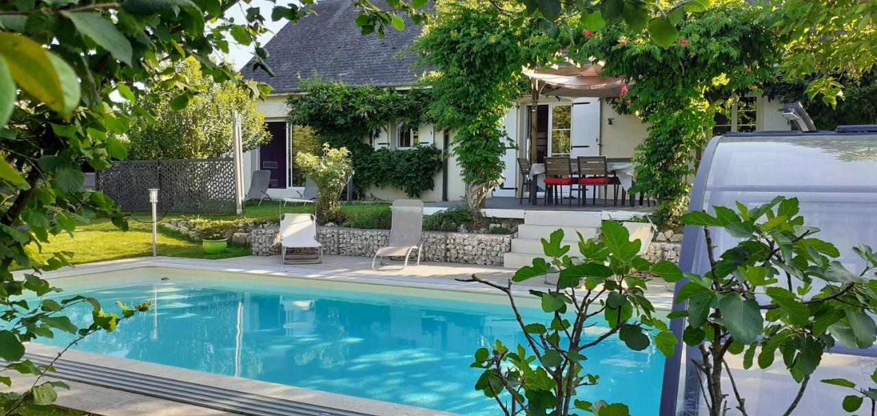 Au Coeur Du Bien Etre, Chambre D'Hotes Avec Piscine Chauffee Et Couverte, Spa, Sauna, Massages Monteaux Buitenkant foto