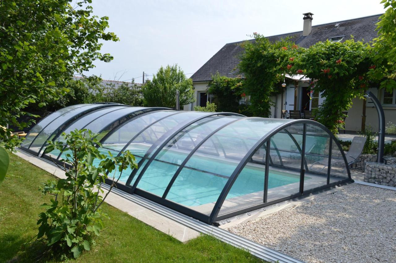 Au Coeur Du Bien Etre, Chambre D'Hotes Avec Piscine Chauffee Et Couverte, Spa, Sauna, Massages Monteaux Buitenkant foto